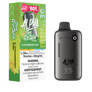 Flavour Beast Alpha 80k Sour Gushin Strawberry Kiwi