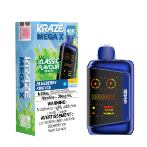 Kraze Mega X Blueberry Kiwi Ice Kraze Mega X Blueberry Kiwi Ice