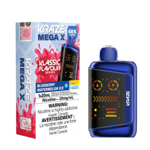 Kraze Mega X Blueberry Watermelon Ice Kraze Mega X Blueberry Watermelon Ice