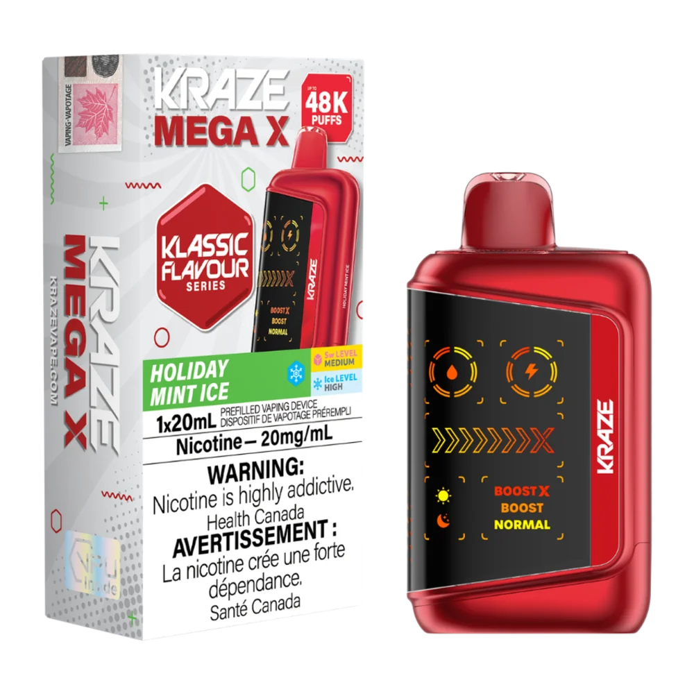 Kraze Mega X Holiday Mint Ice Kraze Mega X Holiday Mint Ice