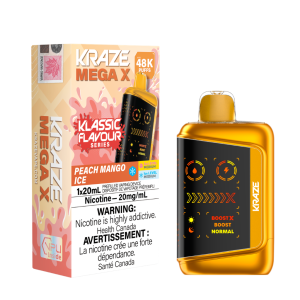 Kraze Mega X Peach Mango Ice Kraze Mega X Peach Mango Ice