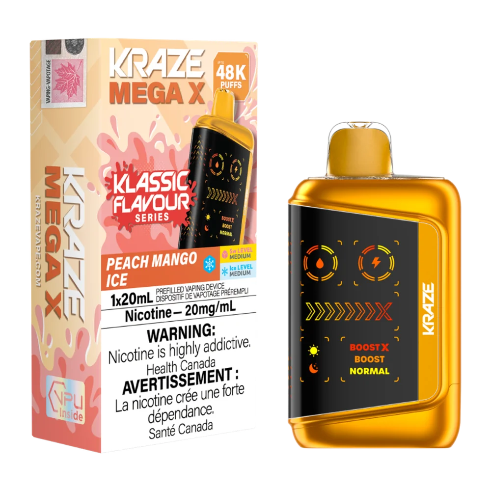 Kraze Mega X Peach Mango Ice Kraze Mega X Peach Mango Ice