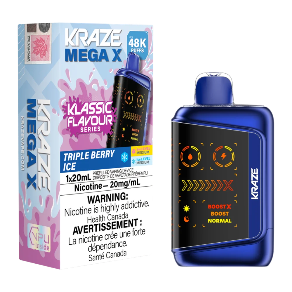 Kraze Mega X Triple Berry Ice Kraze Mega X Triple Berry Ice