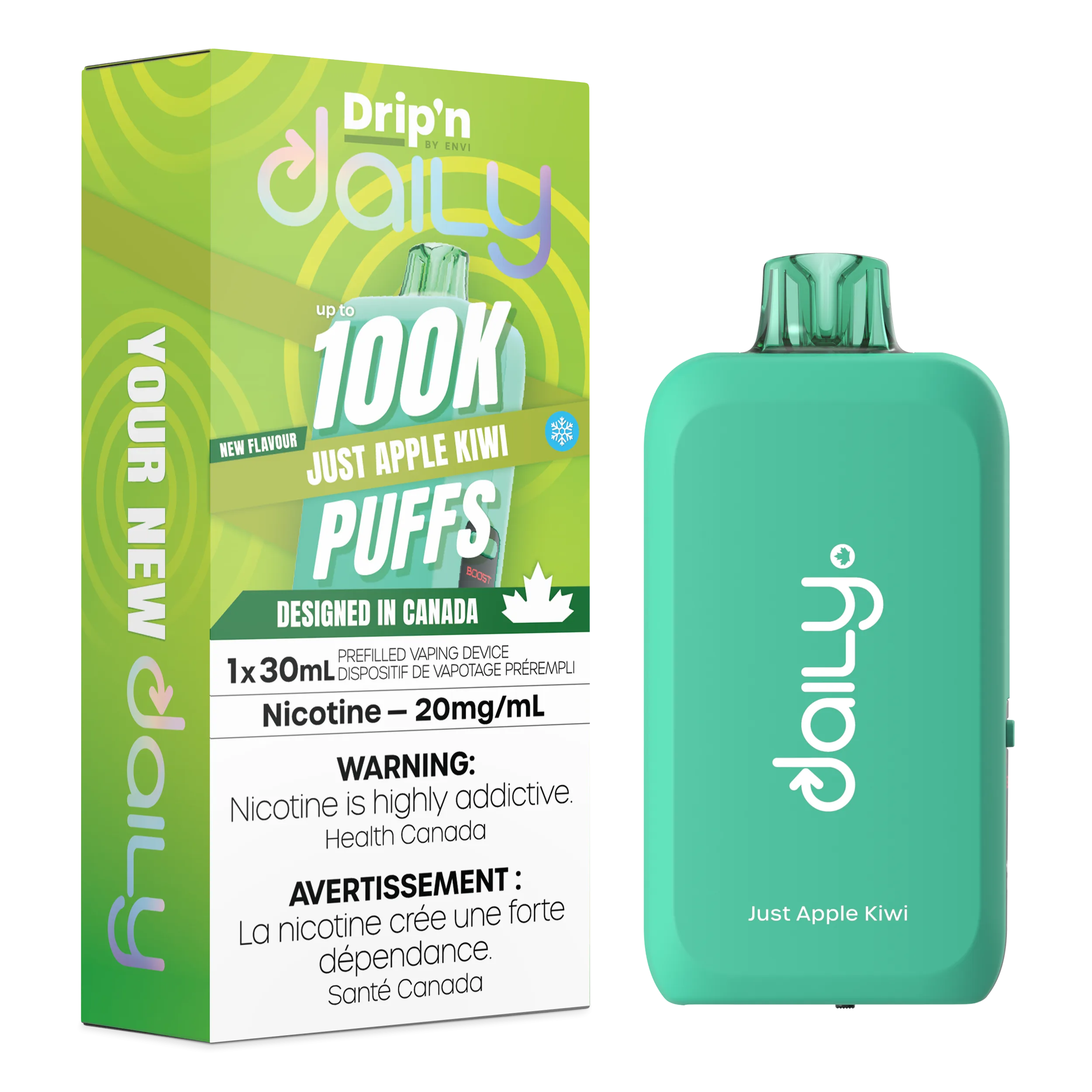 Drip'n Daily Just Apple Kiwi Drip'n Daily Just Apple Kiwi