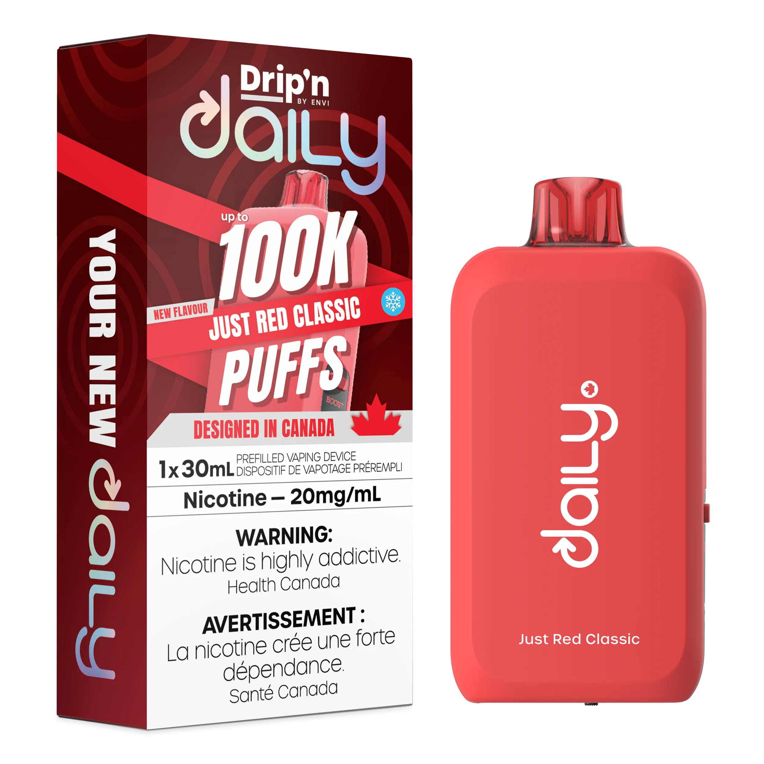Drip'n Daily Just Red Classic Drip'n Daily Just Red Classic