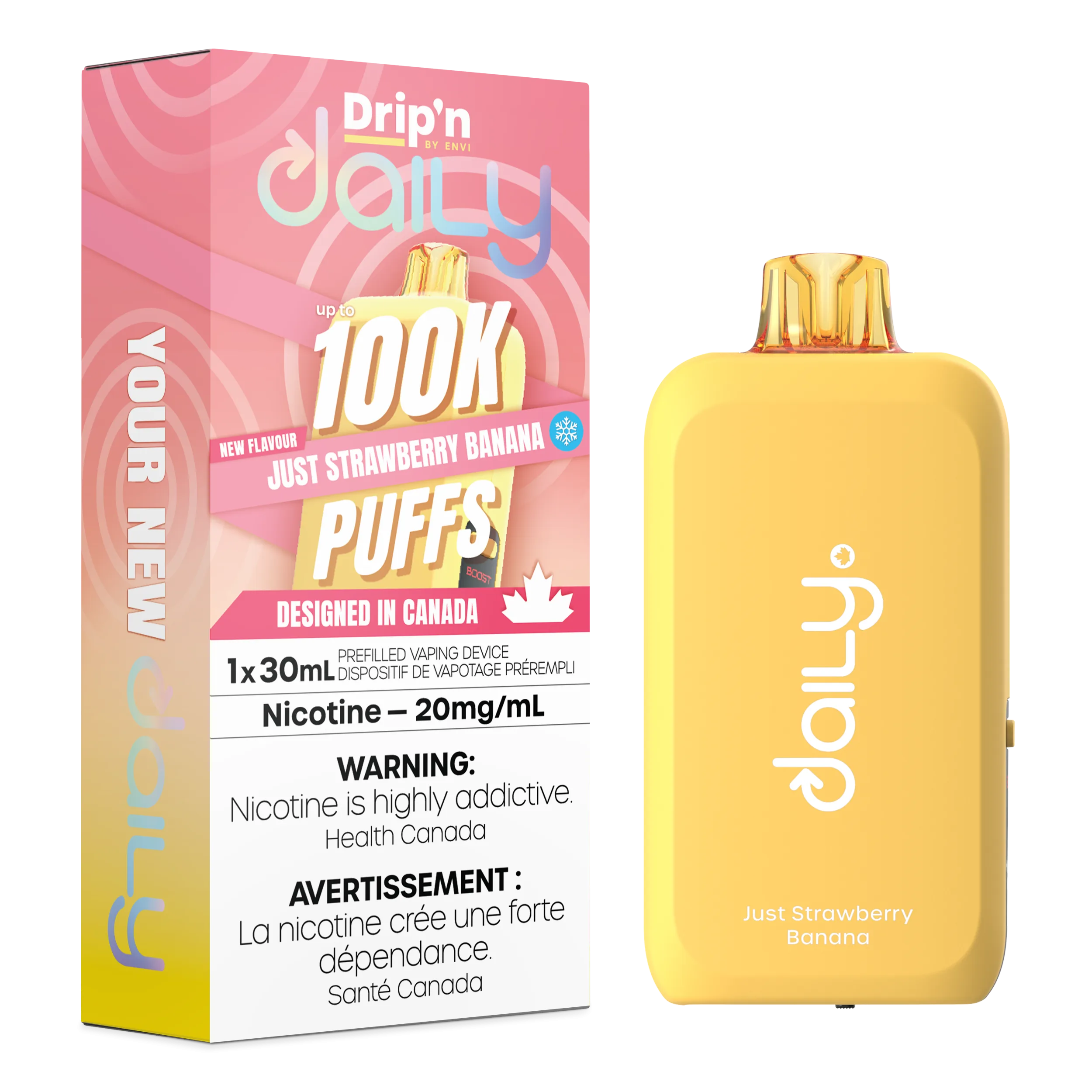 Drip'n Daily Just Strawberry Banana Drip'n Daily Just Strawberry Banana