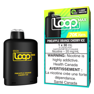 Stlth loop max 70k pineapple orange cherry ice Stlth loop max 70k pineapple orange cherry ice