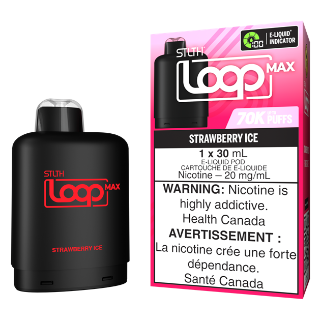 Stlth loop max 70k strawberry ice Stlth loop max 70k strawberry ice