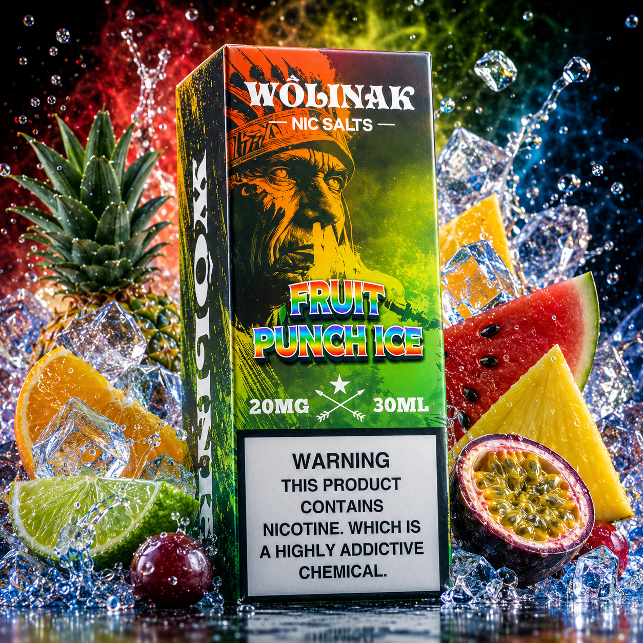 vape fruit punch flavored vape salts Juice Wôlinak Salt 30ml Ice Texas Online Vape Store dab pen Flavour:Strawberry Banana