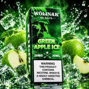 Juice Wôlinak salt 30ml green apple ice Juice Wôlinak salt 30ml green apple ice