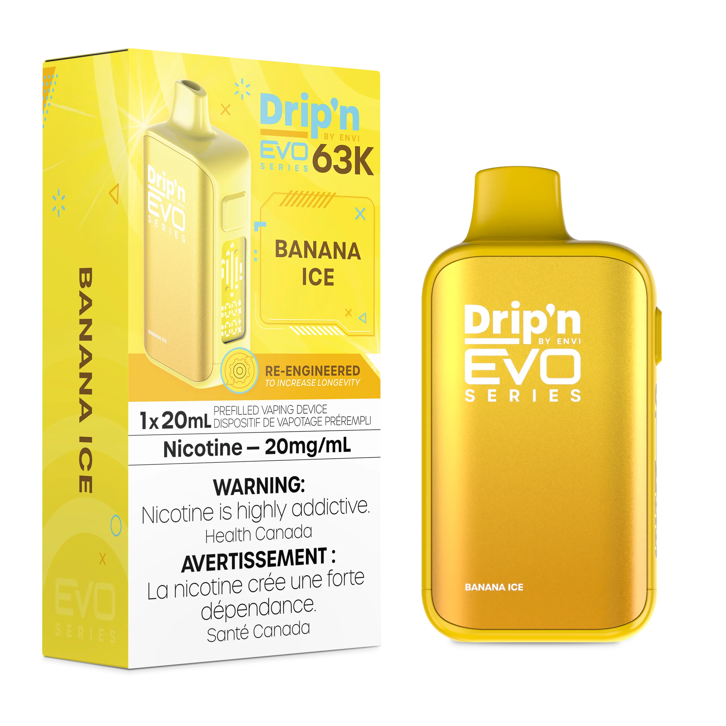 Drip'n Evo 63k Banana Ice Drip'n Evo 63k Banana Ice