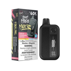 Flavour Beast Mode Max 3 Str8 Up Strawberry Banana Flavour Beast Mode Max 3 Str8 Up Strawberry Banana