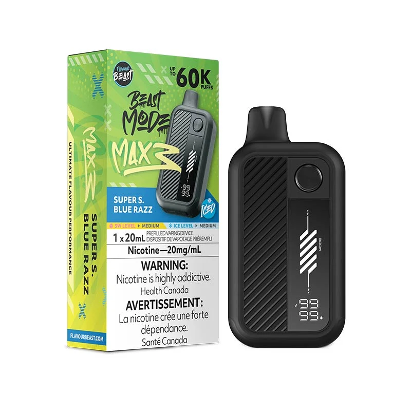 Flavour Beast Mode Max 3 Super S. Blue Razz Flavour Beast Mode Max 3 Super S. Blue Razz