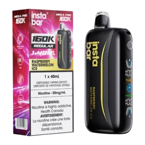 Insta Bar Mega Pro 160k Raspberry Watermelon Ice