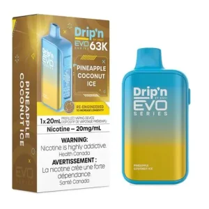 Drip'n Evo 63k Pineapple Coconut Ice Drip'n Evo 63k Pineapple Coconut Ice