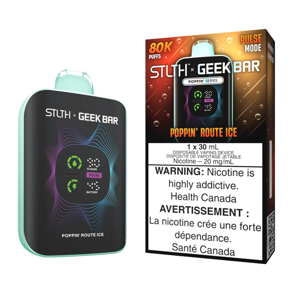 Stlth x Geekbar Poppin' Route Ice Stlth x Geekbar Poppin' Route Ice