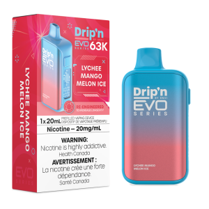 Drip'n Evo 63k Lychee Mango Melon Ice Drip'n Evo 63k Lychee Mango Melon Ice