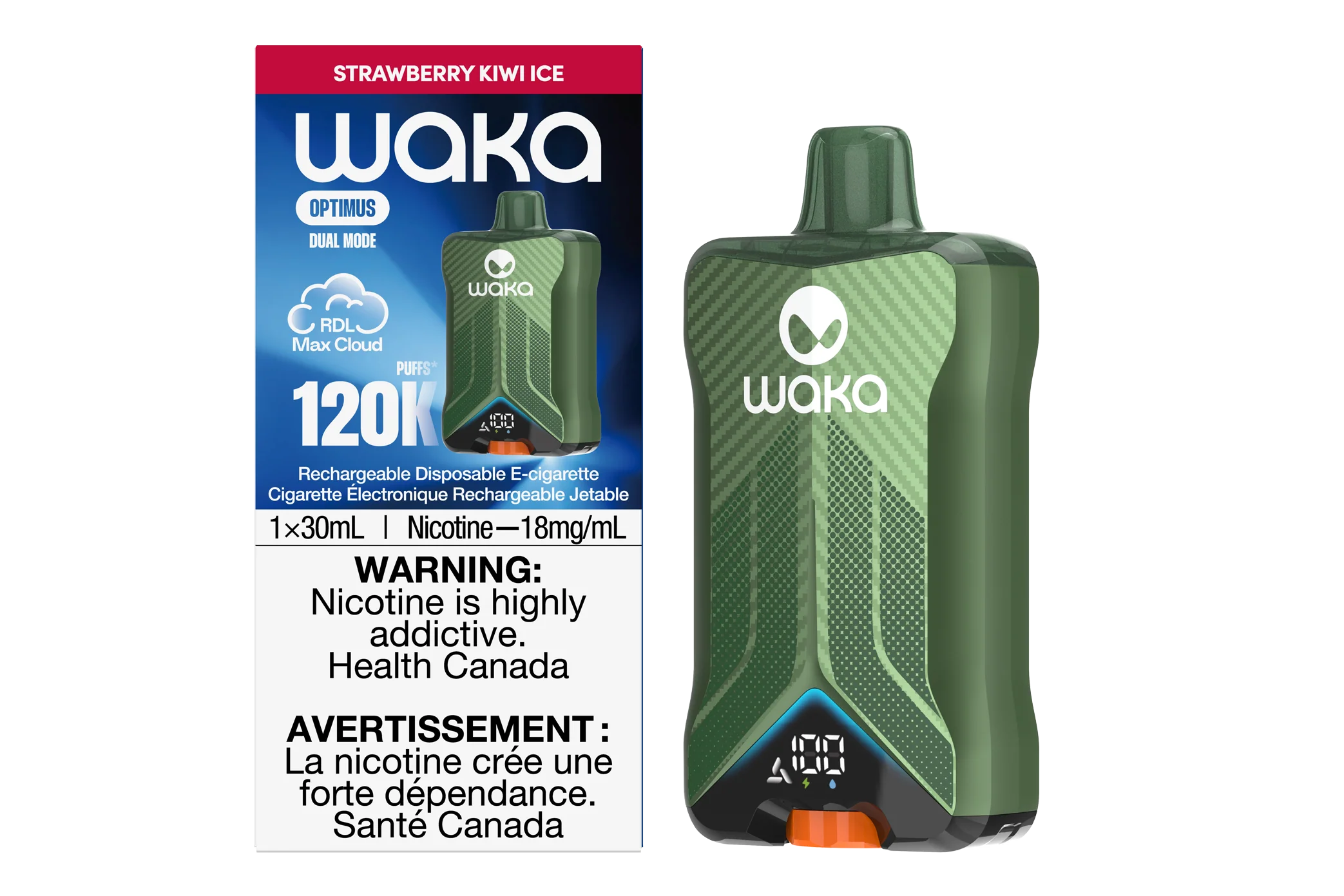 Waka Optimus 120k Strawberry Kiwi Ice Waka Optimus 120k Strawberry Kiwi Ice