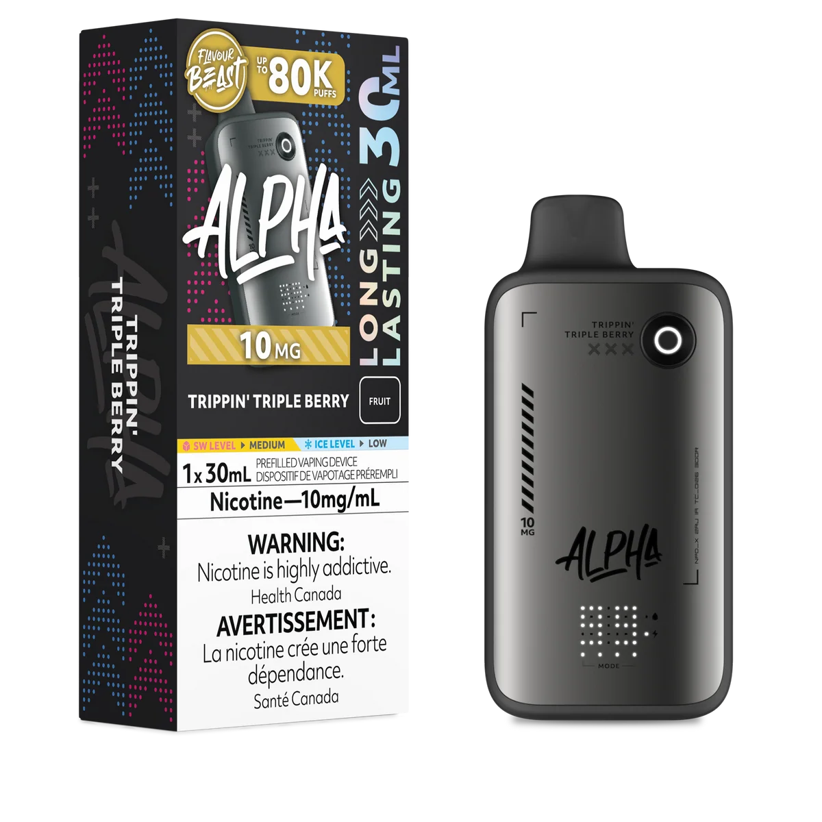 Flavour Beast Alpha 80k Trippin' Triple Berry Flavour Beast Alpha 80k Trippin' Triple Berry