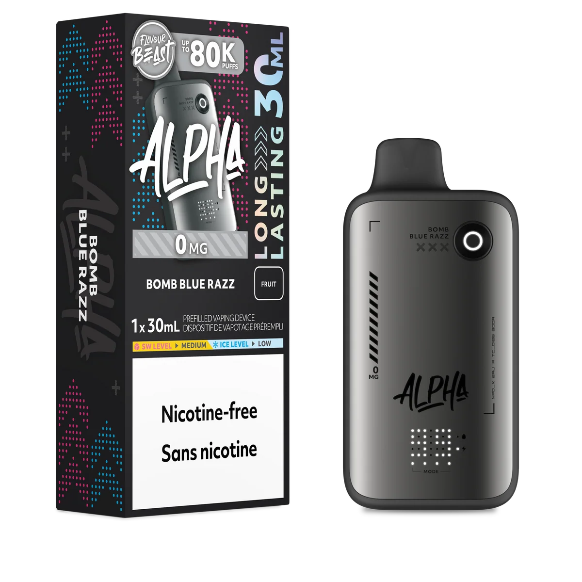 Flavour Beast Alpha 80k Bomb Blue Razz Flavour Beast Alpha 80k Bomb Blue Razz