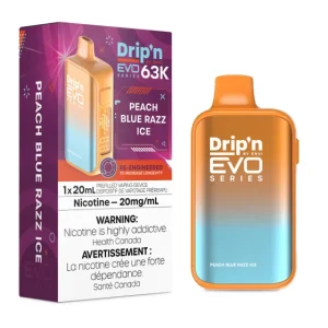 Drip'n Evo 63k Peach Blue Razz Ice Drip'n Evo 63k Peach Blue Razz Ice
