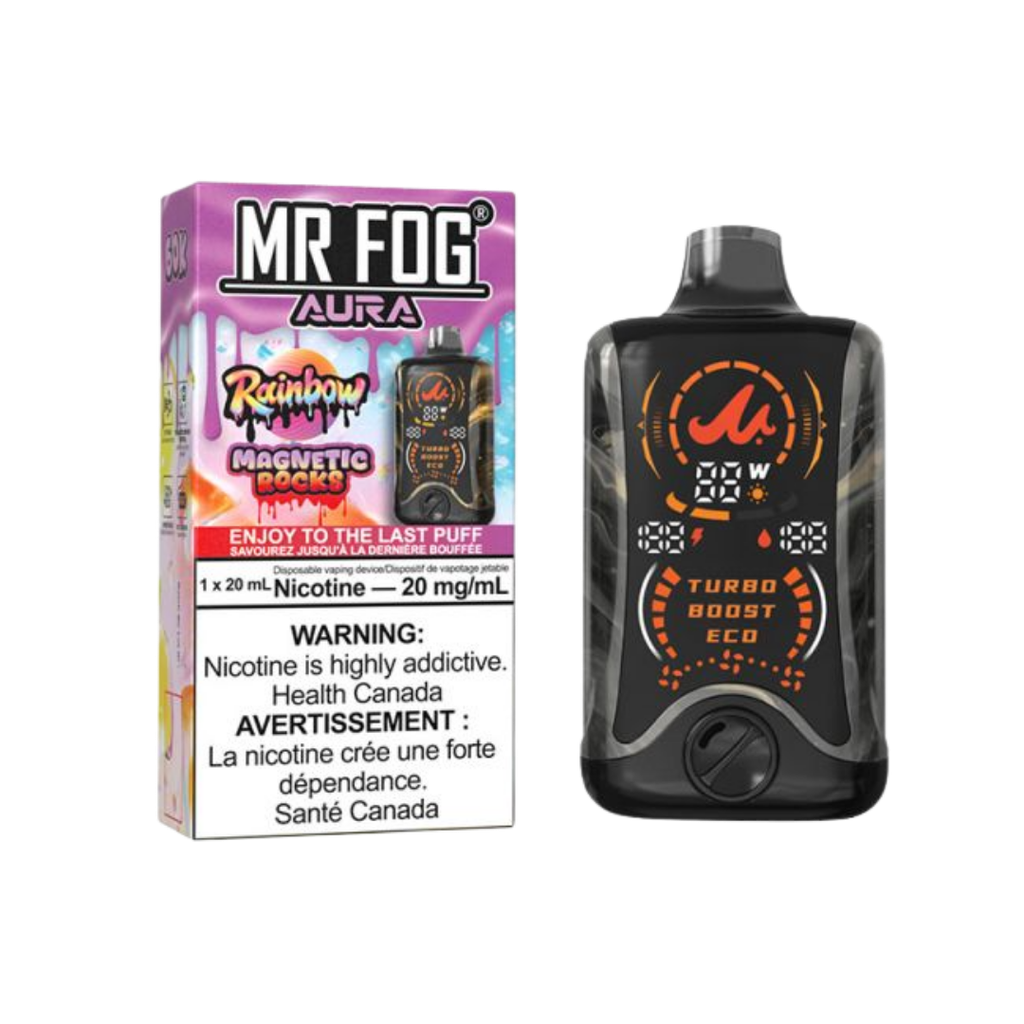 mr fog steezy vape Aura 60k Rainbow Magnetic Rocks Flavor:Bluberries Kiwi Watermelon lost mary strazz flavor cola slush