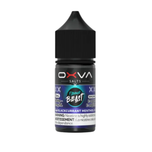 Flavour Beast x Oxva Fresh Blackcurrant Menthol Ice Salt 30ml Flavour Beast x Oxva Fresh Blackcurrant Menthol Ice Salt 30ml