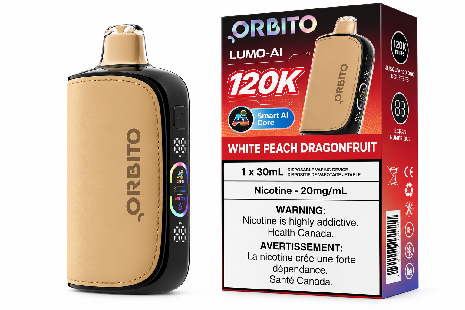 Orbito 120k White Peach Dragonfruit Orbito 120k White Peach Dragonfruit
