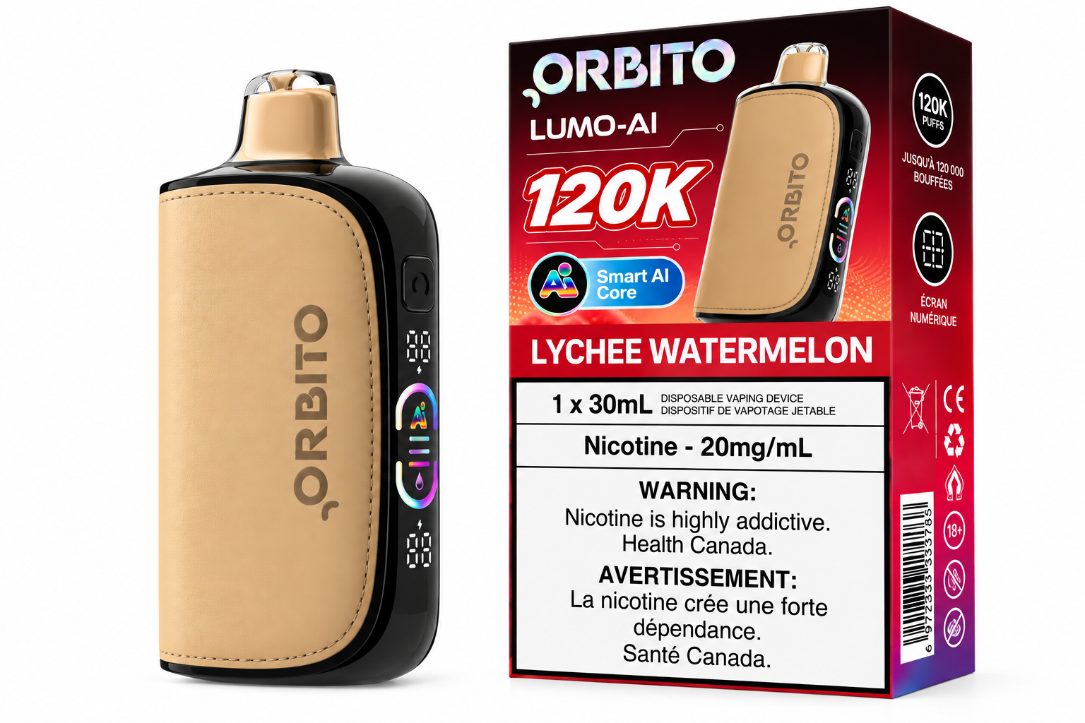Orbito 120k Lychee Watermelon Orbito 120k Lychee Watermelon