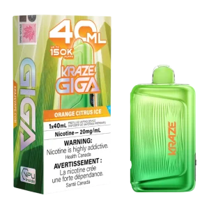Kraze Giga Orange Citrus Ice