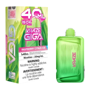 Kraze Giga Raspberry Citrus Ice