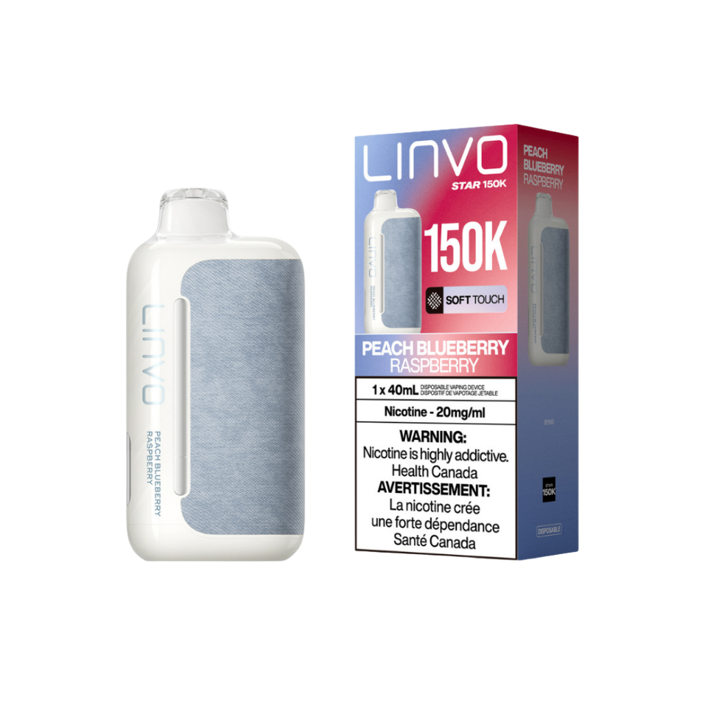 Linvo Star 150k Peach Blueberry Raspberry Linvo Star 150k Peach Blueberry Raspberry