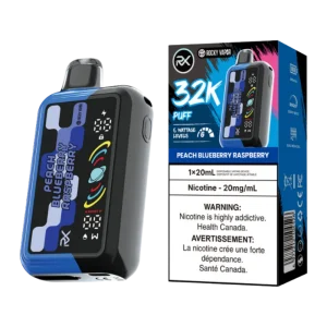 Rocky Vapor Rx 32k Peach Blueberry Raspberry