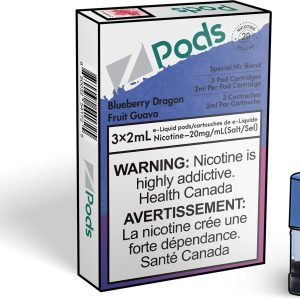 ZPods blueberry dragon fruit guava