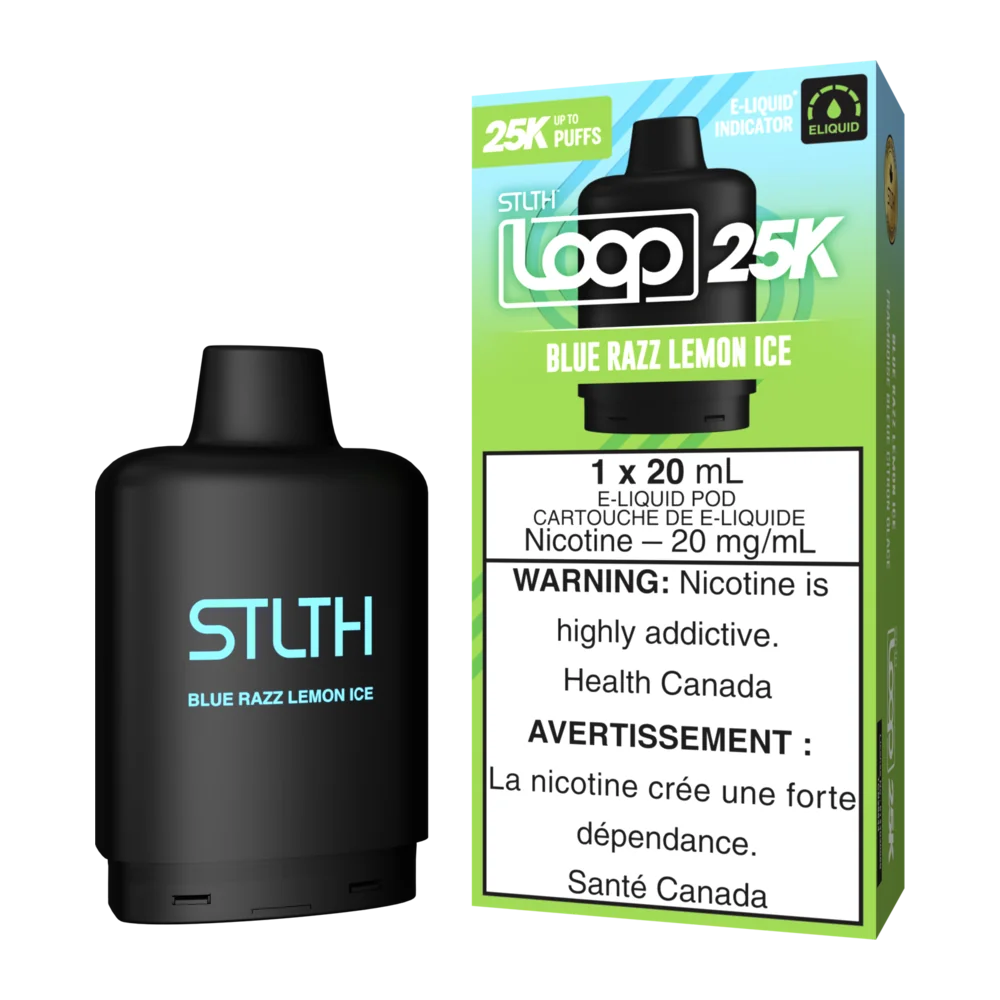 Stlth Loop 25k BlueRazz Lemon Ice