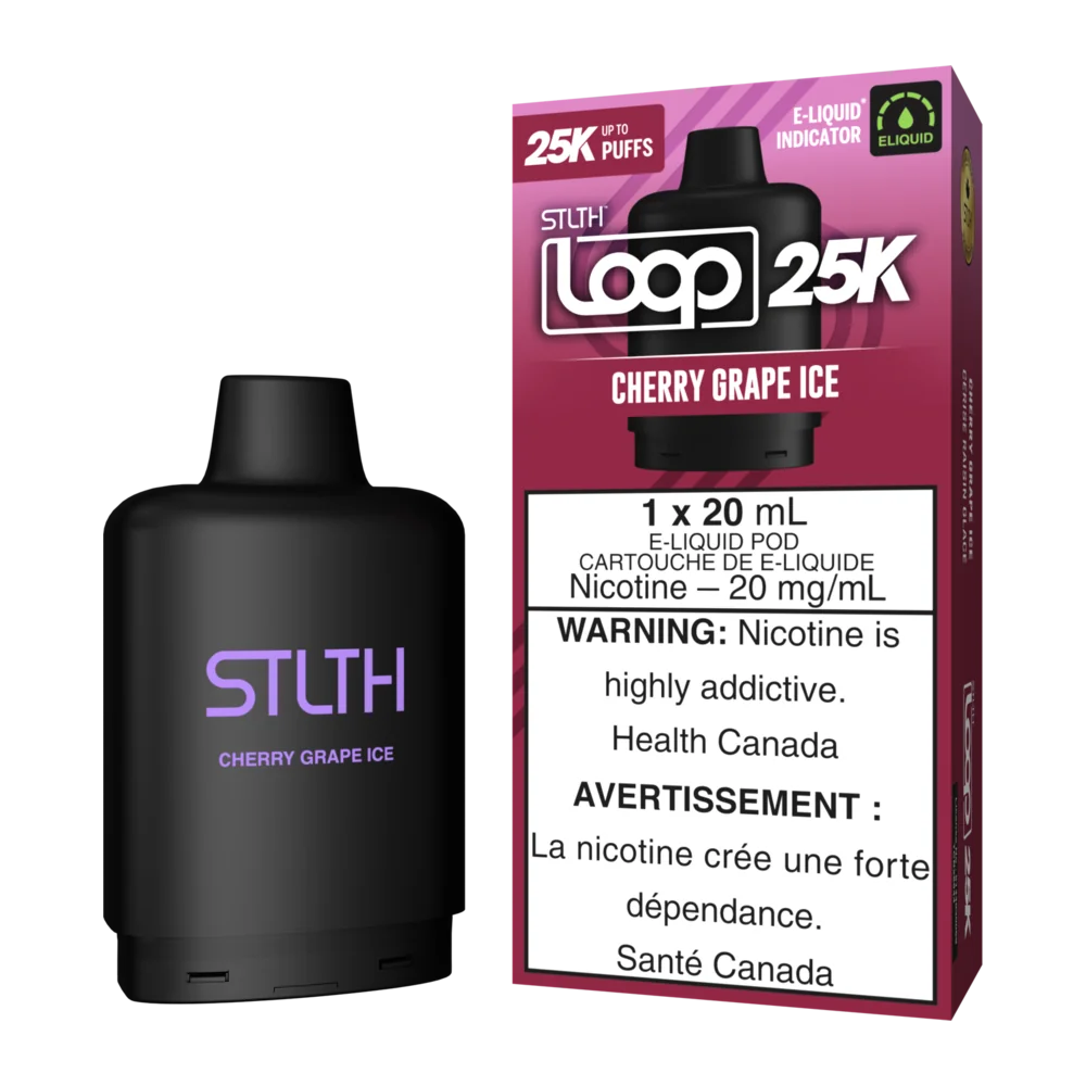 Stlth Loop 25k Cherry Grape Ice