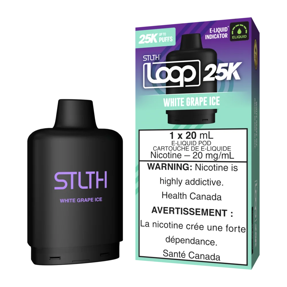 Stlth Loop 25k White Grape Ice Stlth Loop 25k White Grape Ice