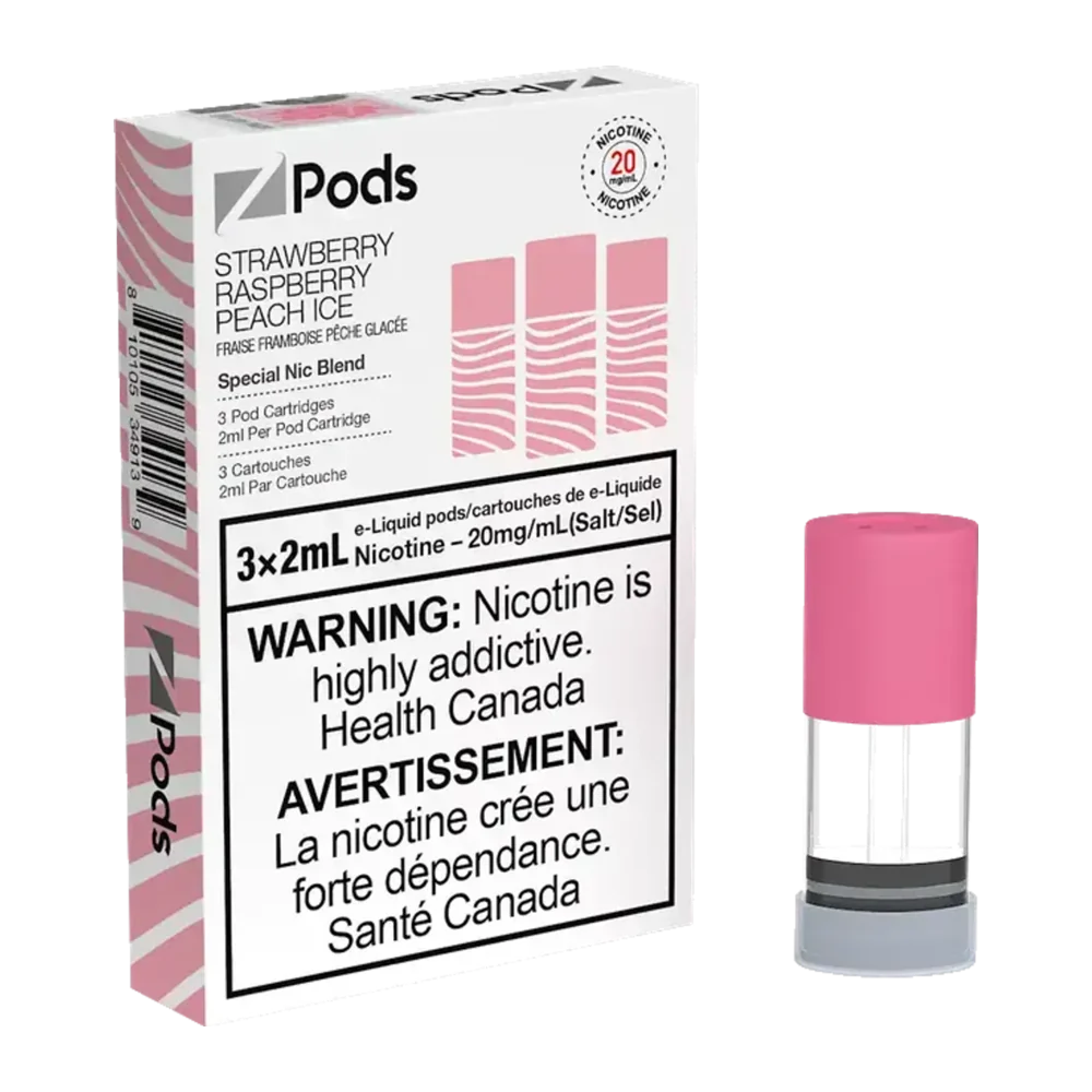 Zpods strawberry rasberry peach ice Zpods strawberry rasberry peach ice