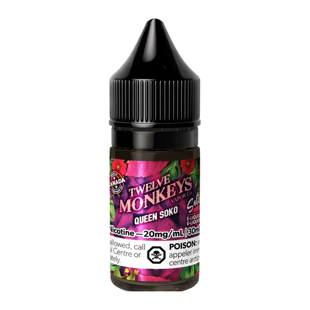 Twelve monkeys queen soko Salt 30ml Twelve monkeys queen soko Salt 30ml