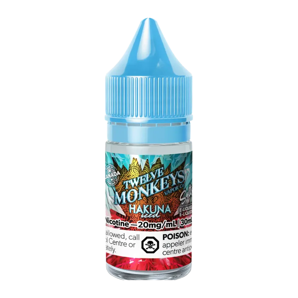 Twelve monkeys hakuna Iced Salt 30ml