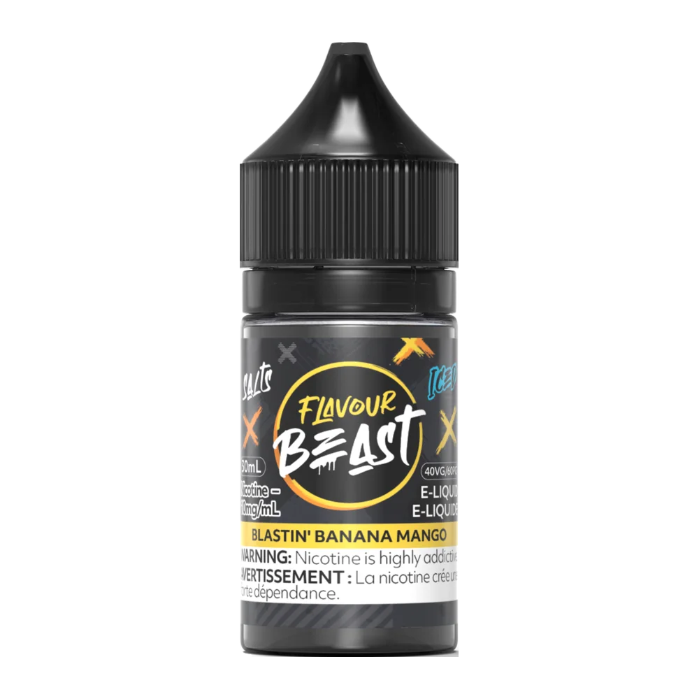 Flavour Beast Blastin'Banana Mango Salt 30ml Flavour Beast Blastin'Banana Mango Salt 30ml