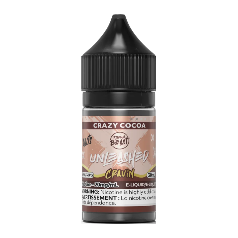 Flavour beast unleashed cravin crazy cocoa salt 30ml Flavour beast unleashed cravin crazy cocoa salt 30ml