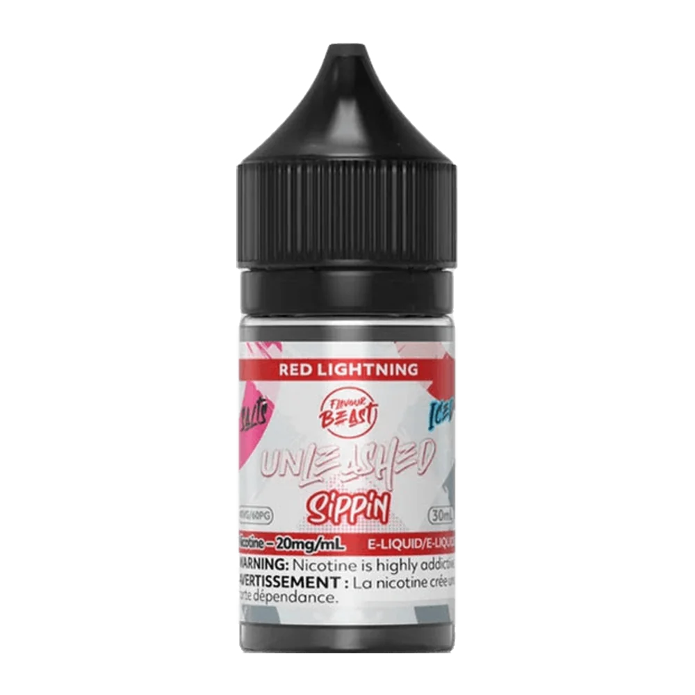 Flavour beast unleashed sippin red lightning salt 30ml Flavour beast unleashed sippin red lightning salt 30ml