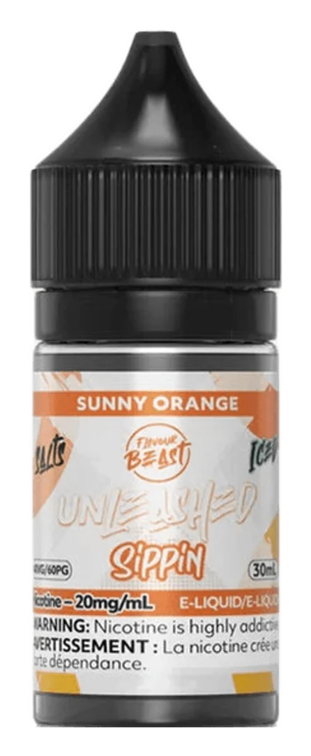 Flavour beast unleashed sippin sunny orange salt 30ml Flavour beast unleashed sippin sunny orange salt 30ml