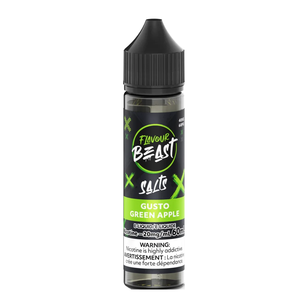 Flavour beast salt 60ml gusto green apple