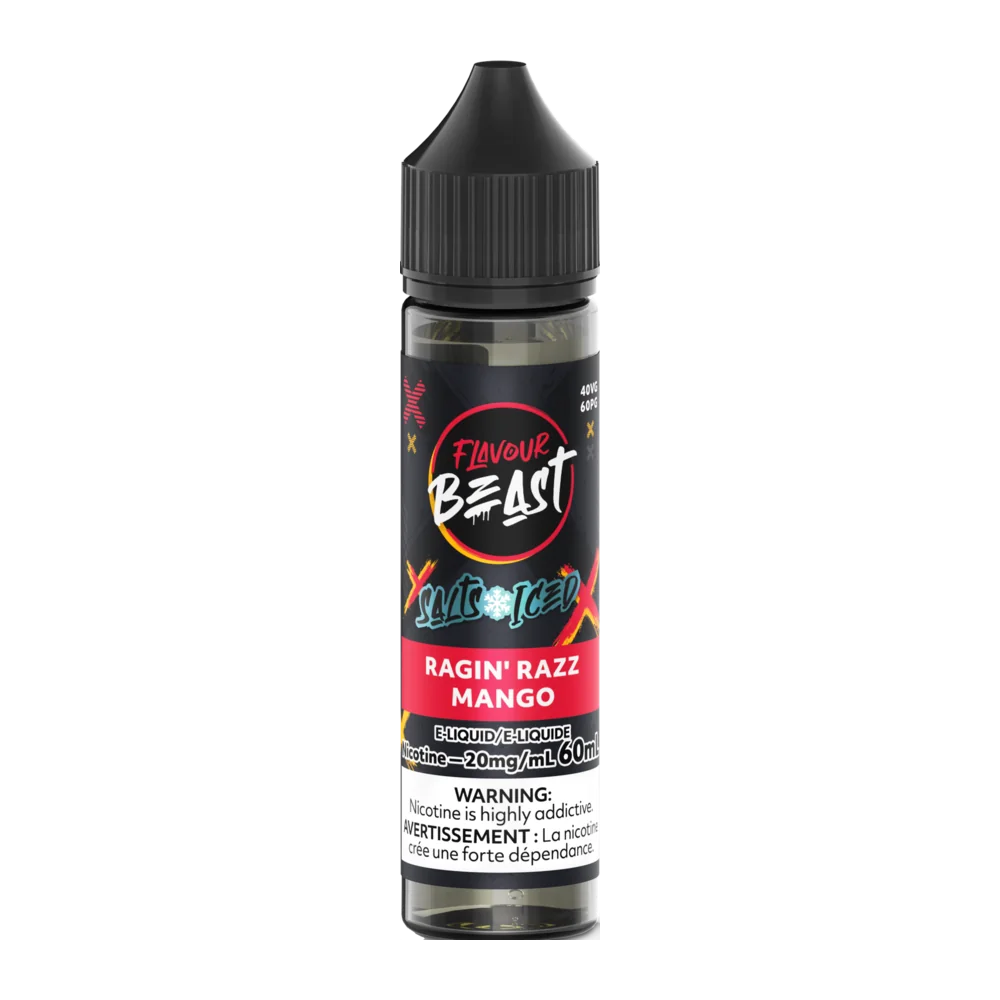 Flavour beast salt 60ml ragin razz mango