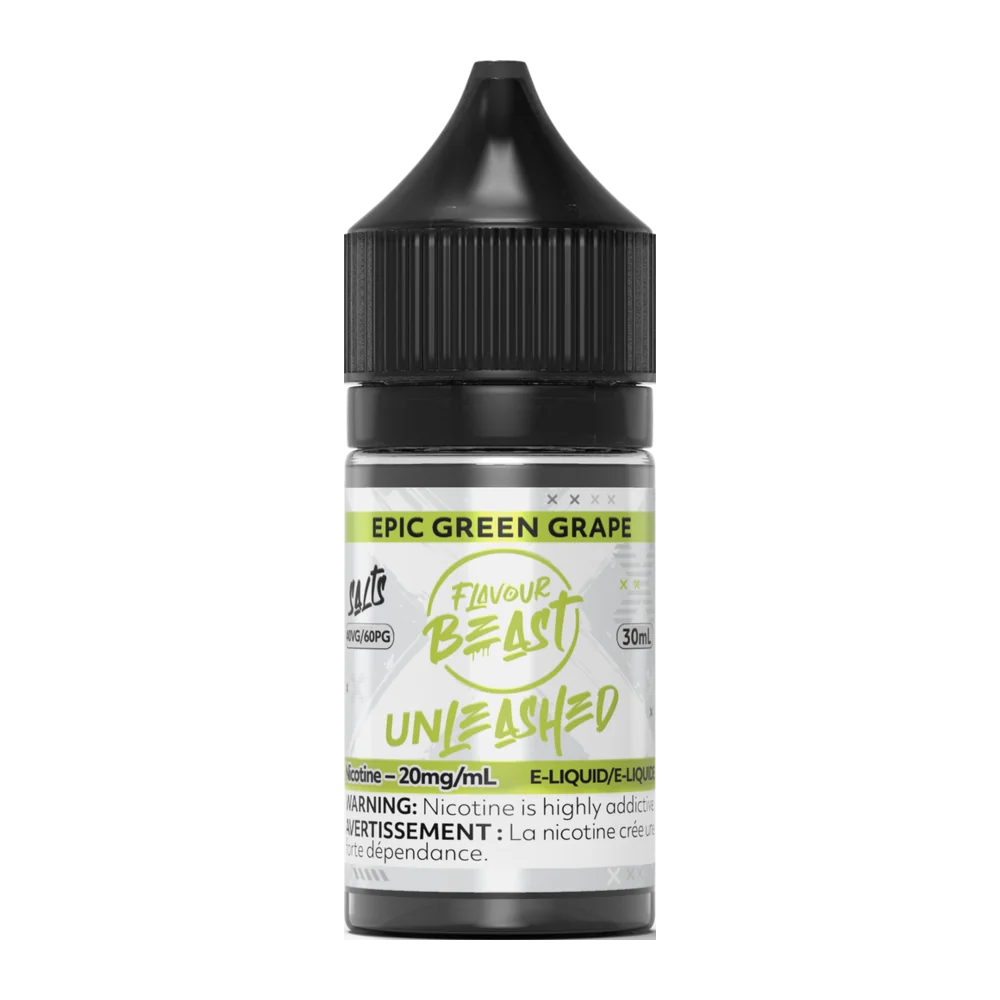 Flavour Beast Unleashed Salt 30ml epic green grape