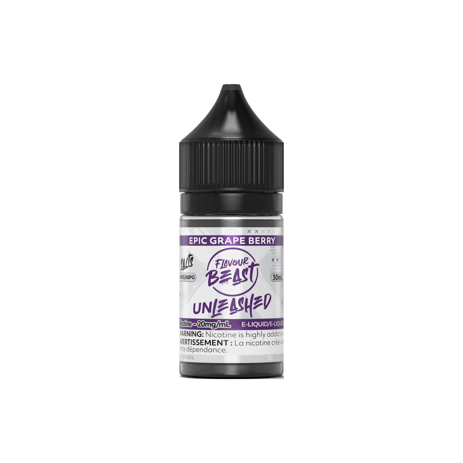 Flavour Beast Unleashed Salt 30ml epic grape berry