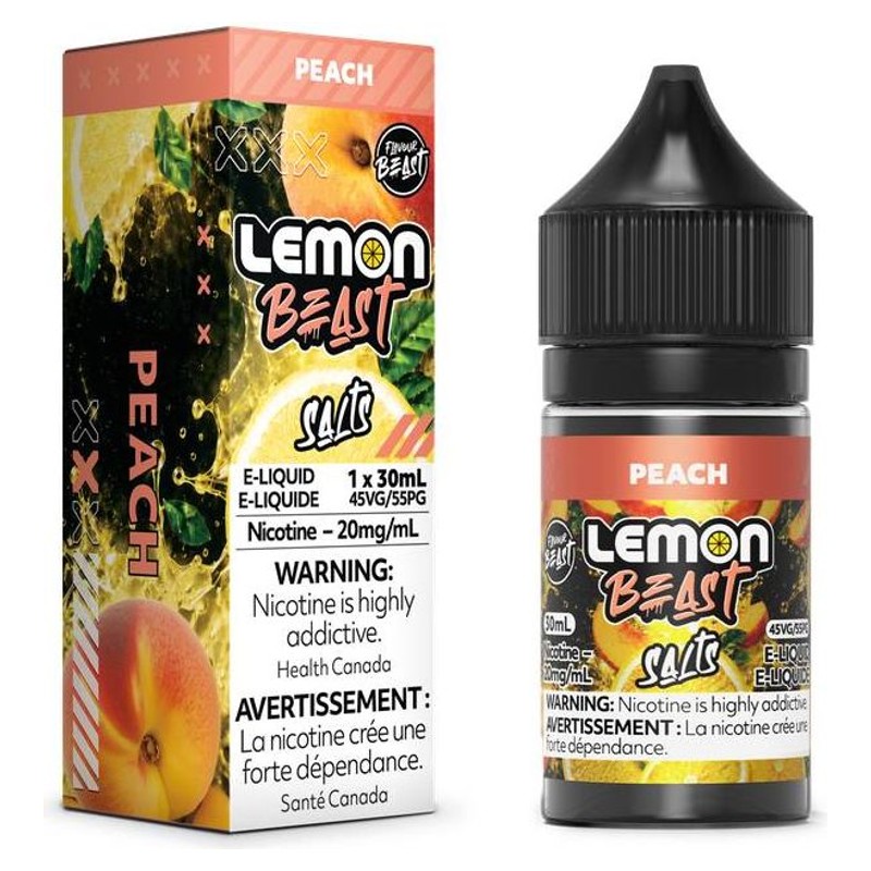 Lemon Beast Peach Salt 30ml Lemon Beast Peach Salt 30ml