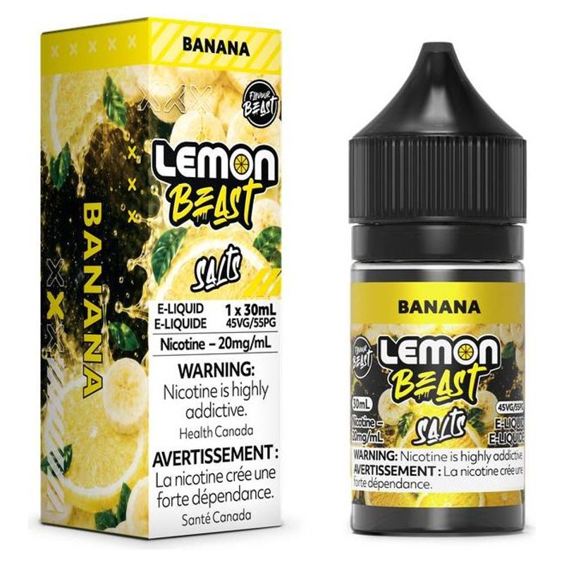 Lemon Beast Banana Salt 30ml Lemon Beast Banana Salt 30ml